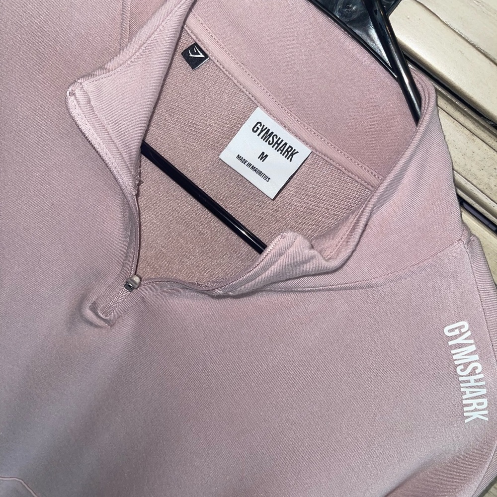 Gymshark Blush Pink Half-Zip Top